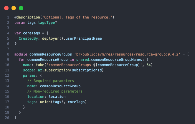 Deployer Tagging
