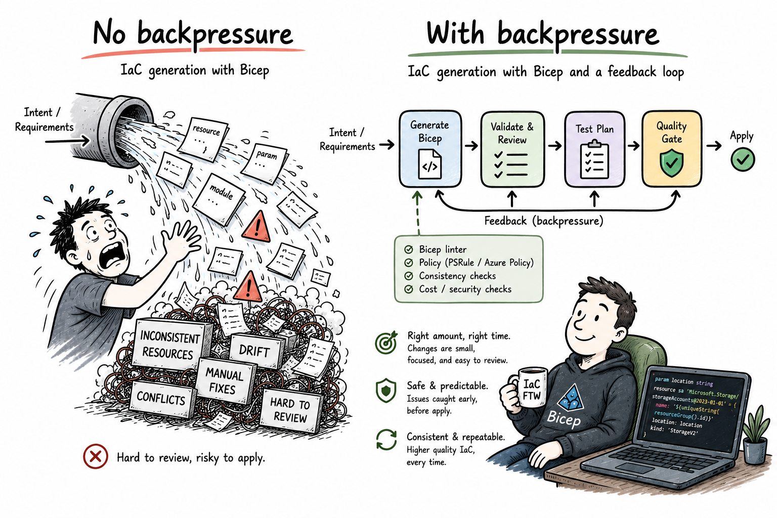 Stop Vibe Coding Your IaC: Build Backpressure Instead