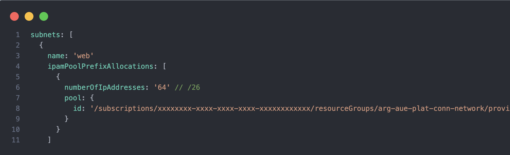 Subnet Parameter