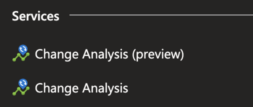 /Change Analysis