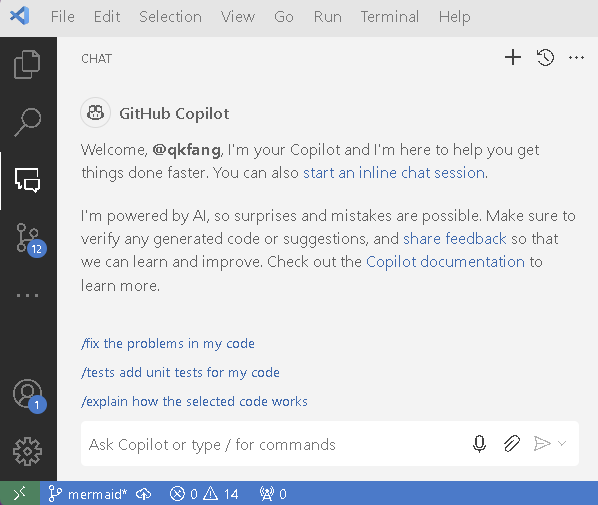 GitHub Copilot Chat